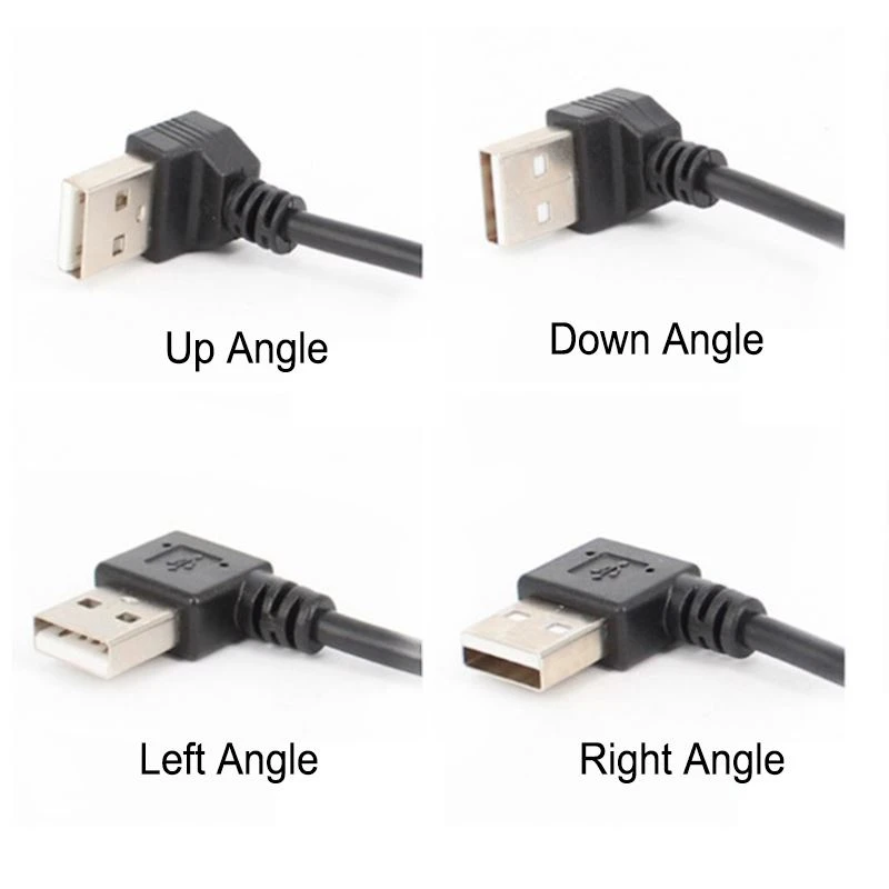 90 degree USB 2.0 A male to A male Right Angle Cable 90 degree USB 2.0 A male to A male Right Angle Cable