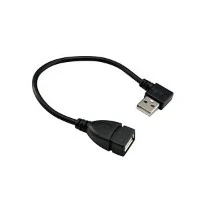 زاویه راست USB 2.0 یک مرد به کابل زن