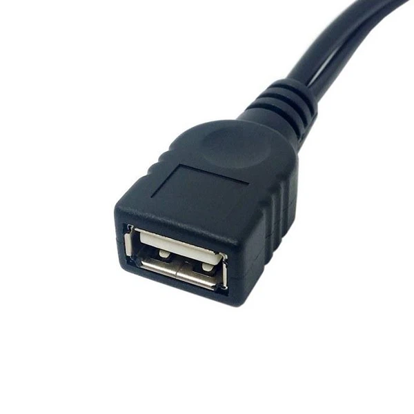 USB 2.0 A Female To 2 Dual USB A Male Splitter Cable