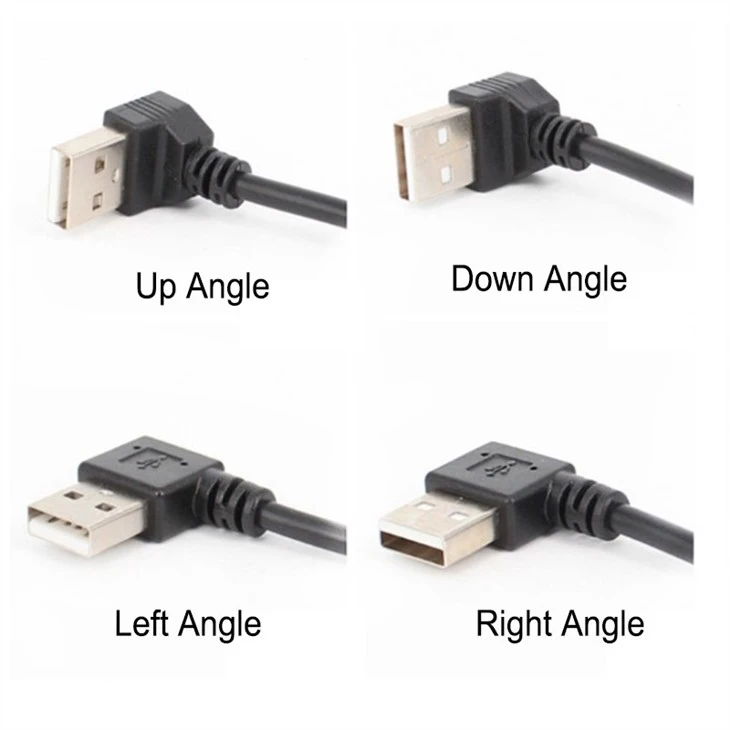 90 degree USB 2.0 A male to A male Right Angle Cable